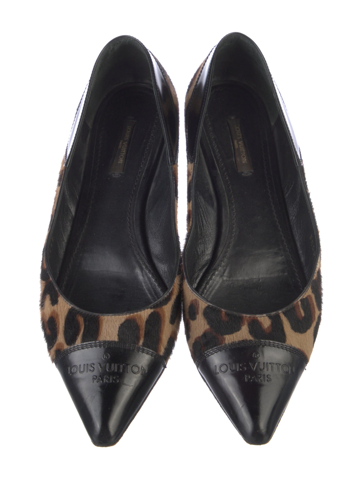 Louis Vuitton Ponyhair Printed Ballet Flats
